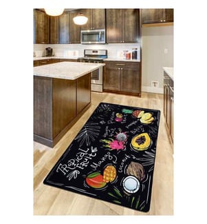 Tapis de salle, Multicolore, 100% Polyester, 80 x 150 cm