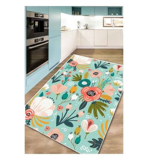 Teppich, Mehrfarbig, 100% Polyester, 100 x 160 cm