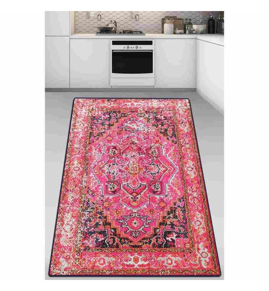 Flurteppich, Multicolor, 100% Polyester, 100 x 200 cm