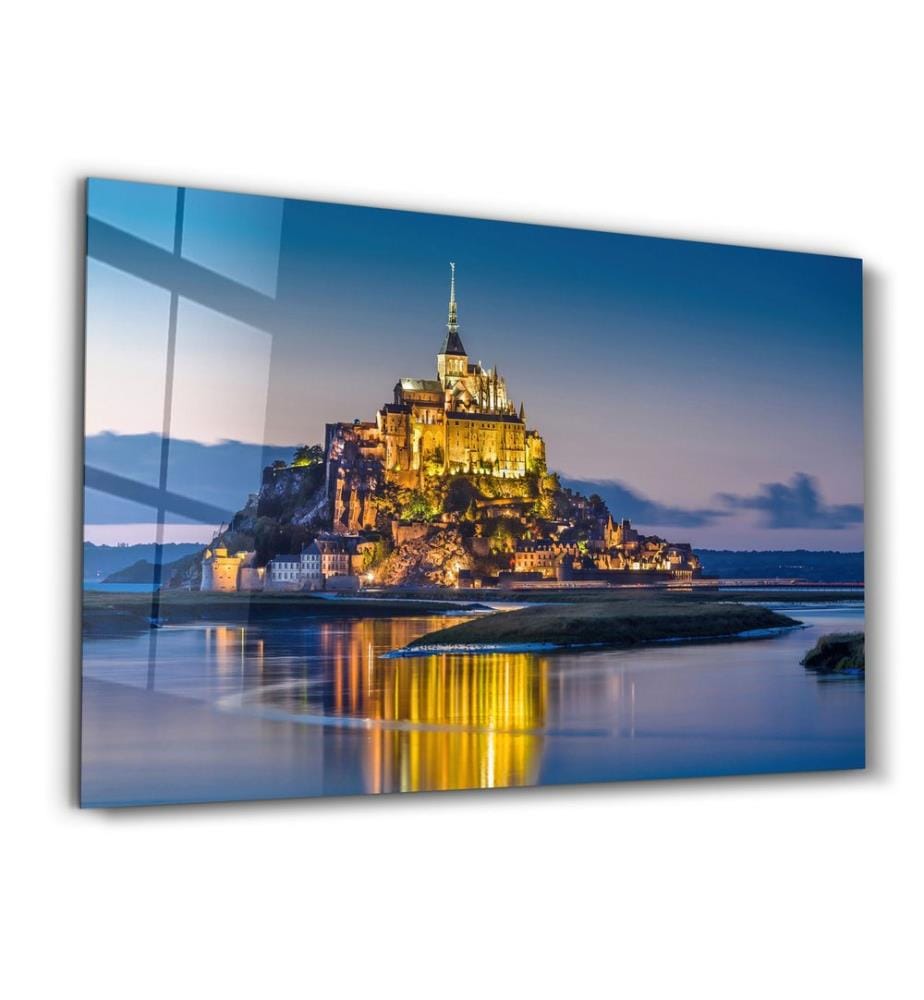 Dekoratives Gemälde aus gehärtetem Glas, mehrfarbig, 100 % HÄRTETES GLAS
