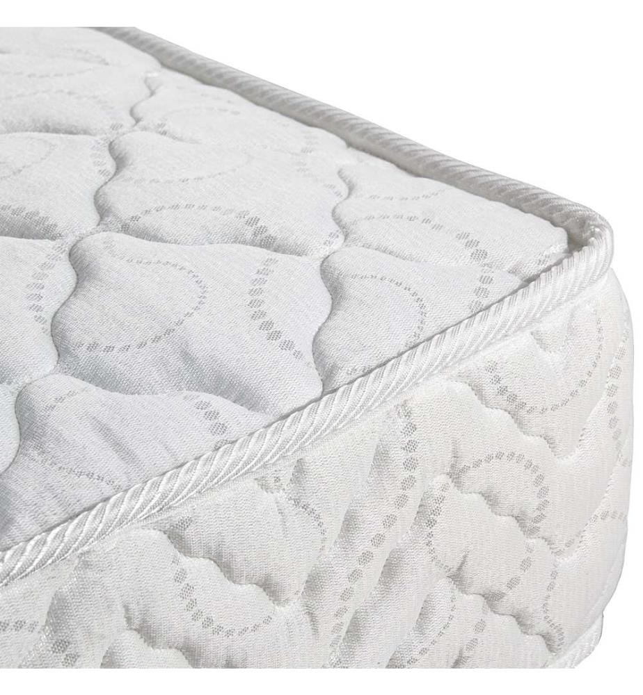 Matratze, Weiss, Bezug: 100% gewebter Jacquard-Stoff