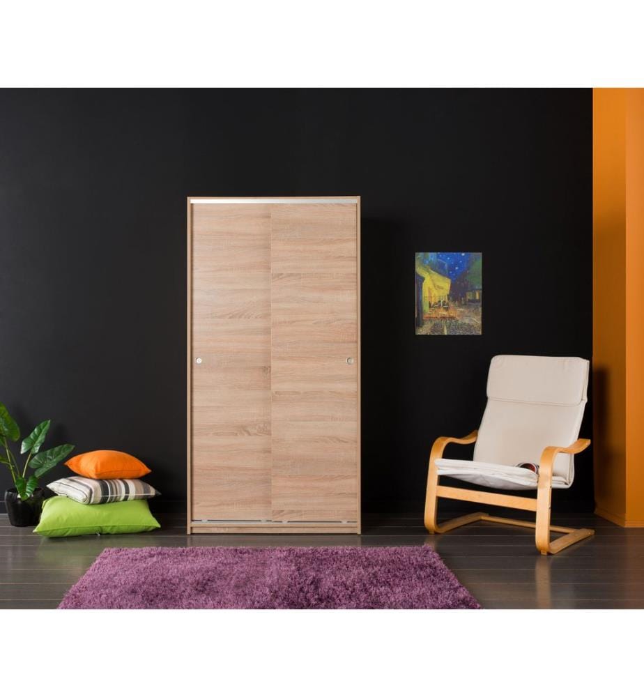 Marrone, Armadi, 182X94X52 cm, Piastra Di Particelle Rivestita Con Melamina