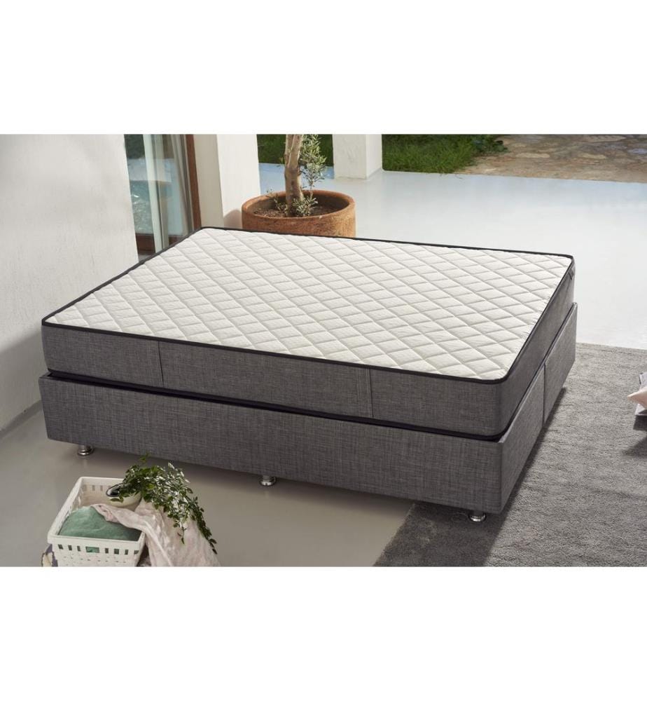 Materassi Bianco, Grigio, In Schiuma Fredda, 90X90X200 cm,
