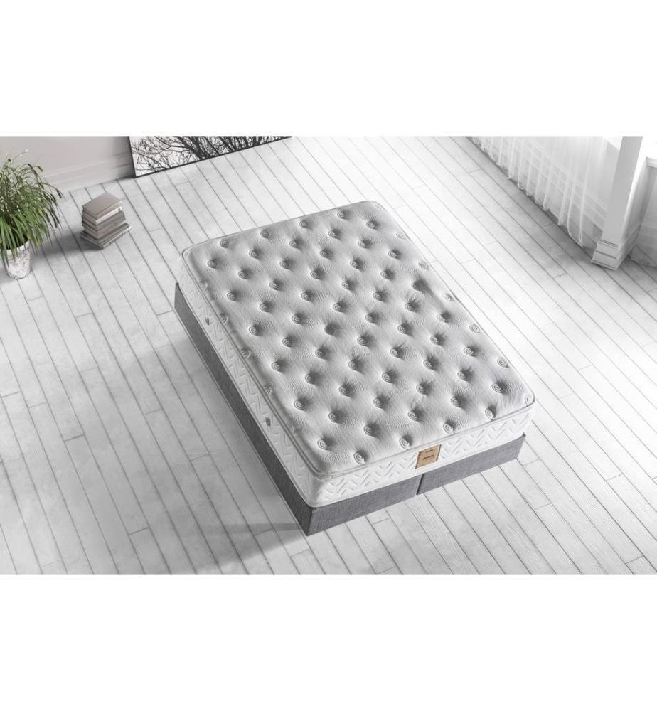 Materasso Bianco, In Schiuma Fredda, 140X140X190 cm,  Speciale