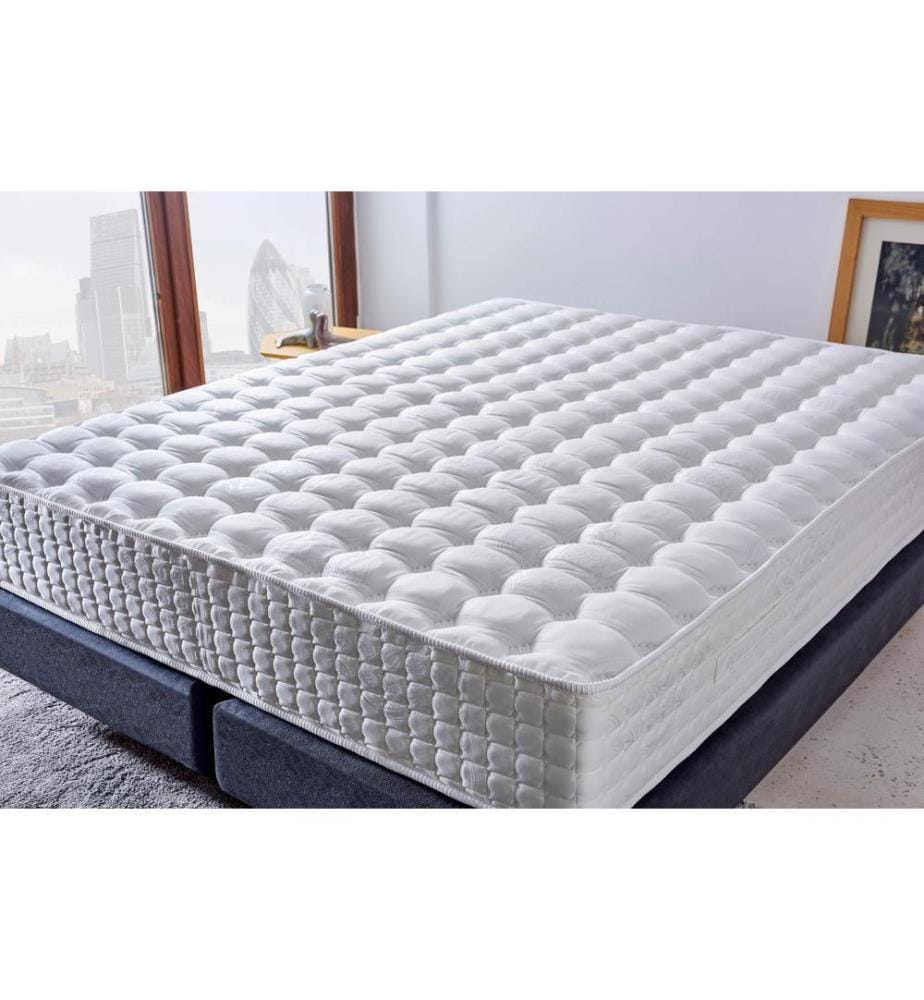 Materasso Bianco, In Schiuma Fredda, 160X160X200 cm,