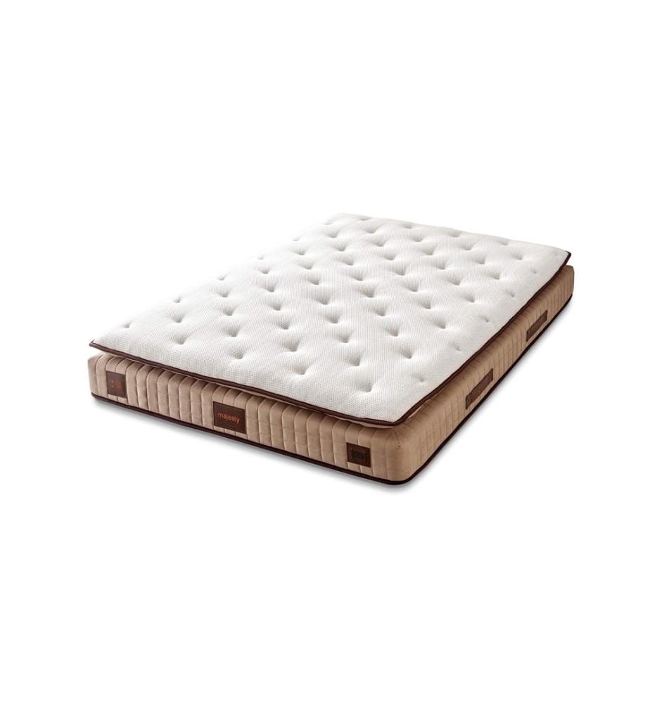 Materassi Bianco, Marrone, In Schiuma Fredda, 90X90X200 cm,  A Maglia