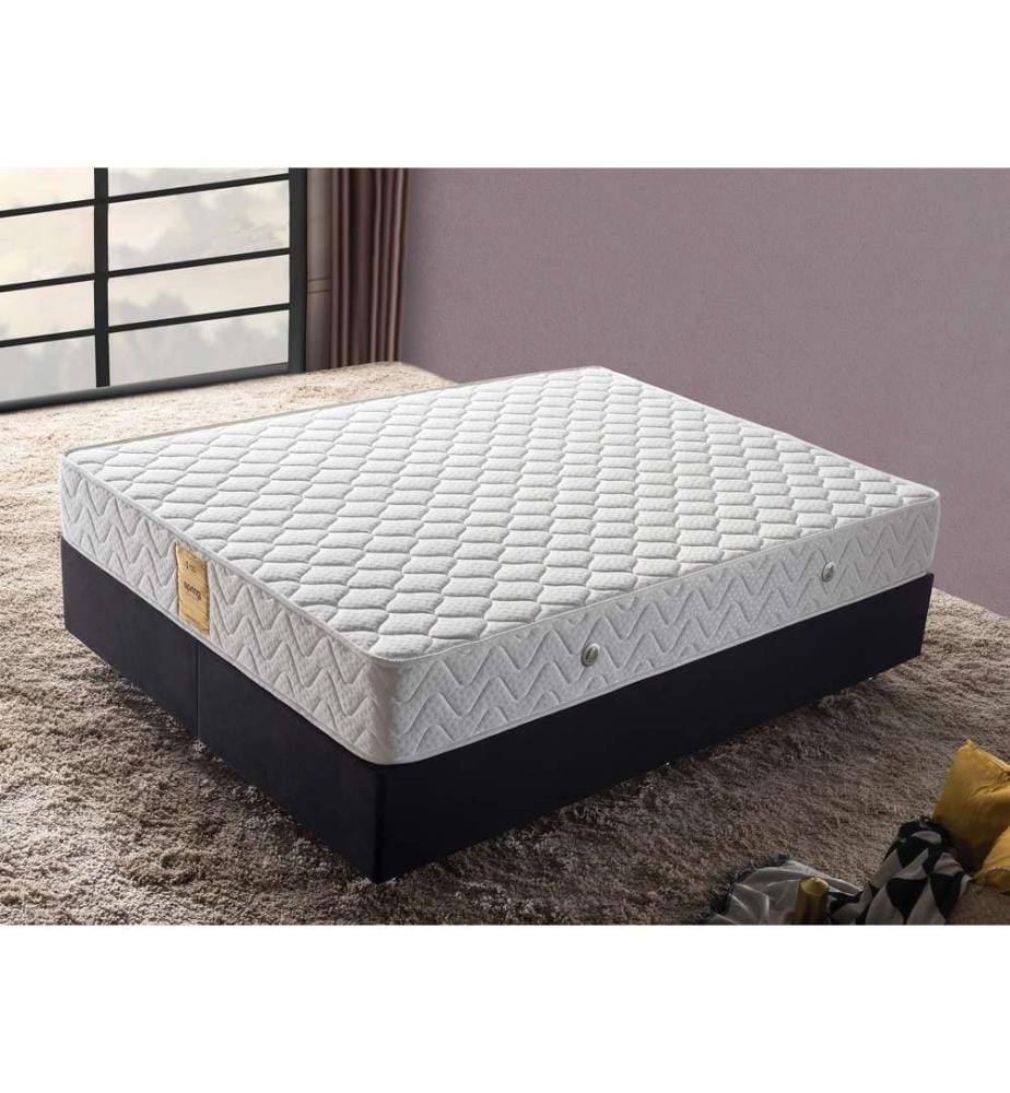 Materasso Bianco, In Schiuma Fredda, 200X200X200 cm,  Cotone