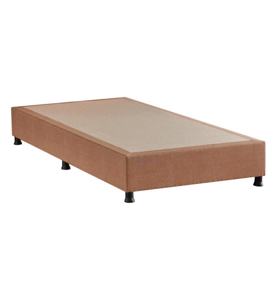 Base letto singola, Crema, Ortopedico completo, Spugna di piuma