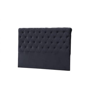 Tête de lit, Anthracite, panneau de particules