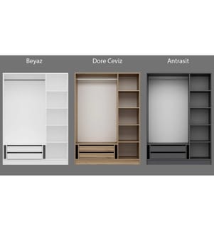 Armoire, anthracite, panneau de particules mélaminé