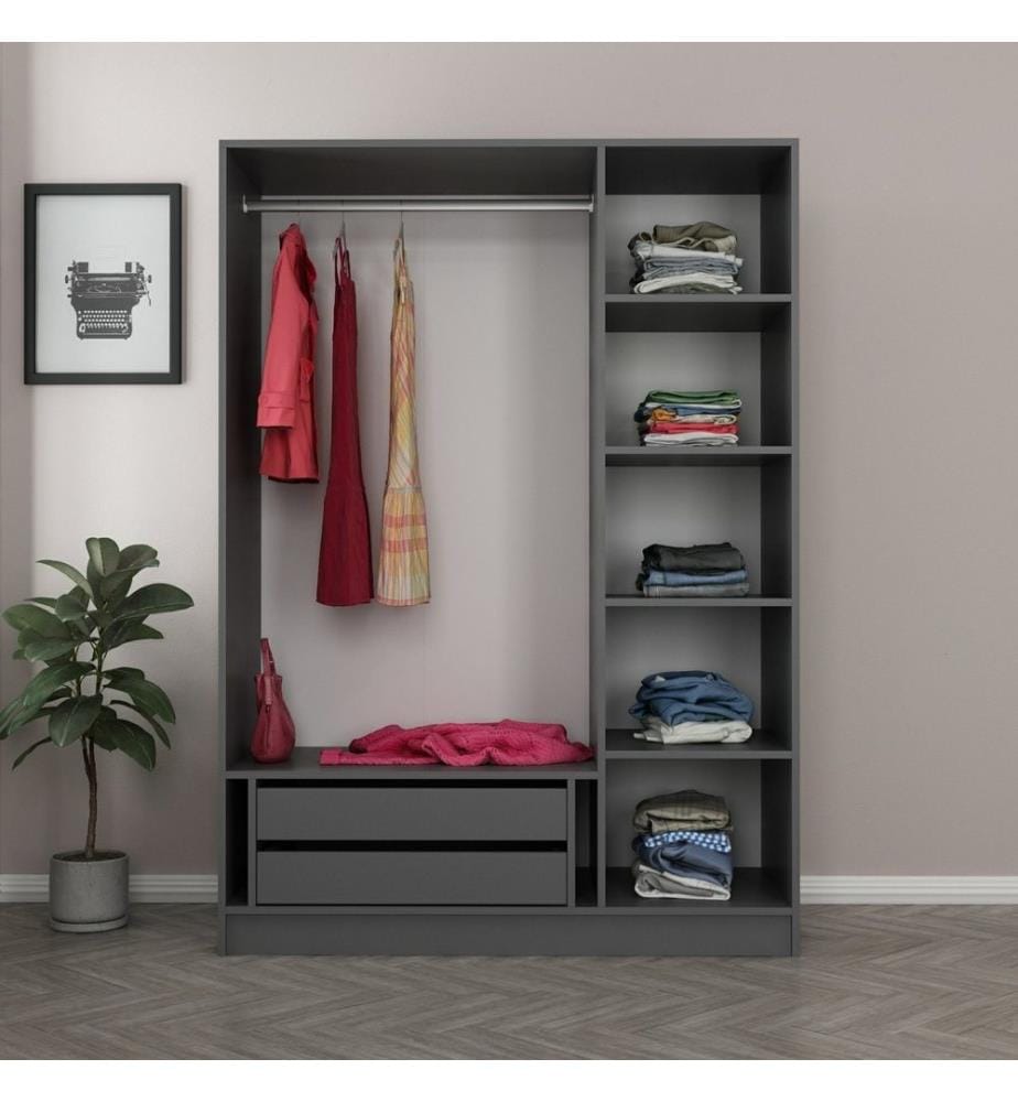 Armoire, Chêne, panneau de particules mélaminé