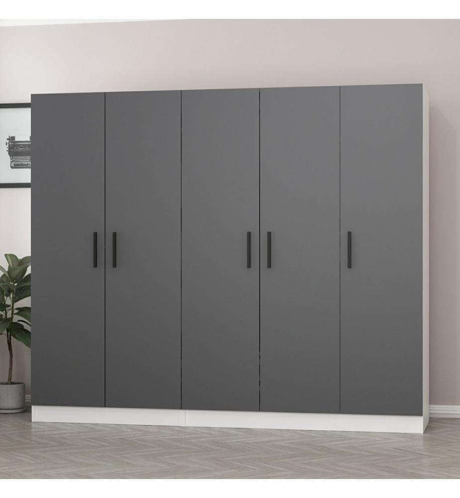 Armoire, Anthracite, Panneau de particules mélaminé