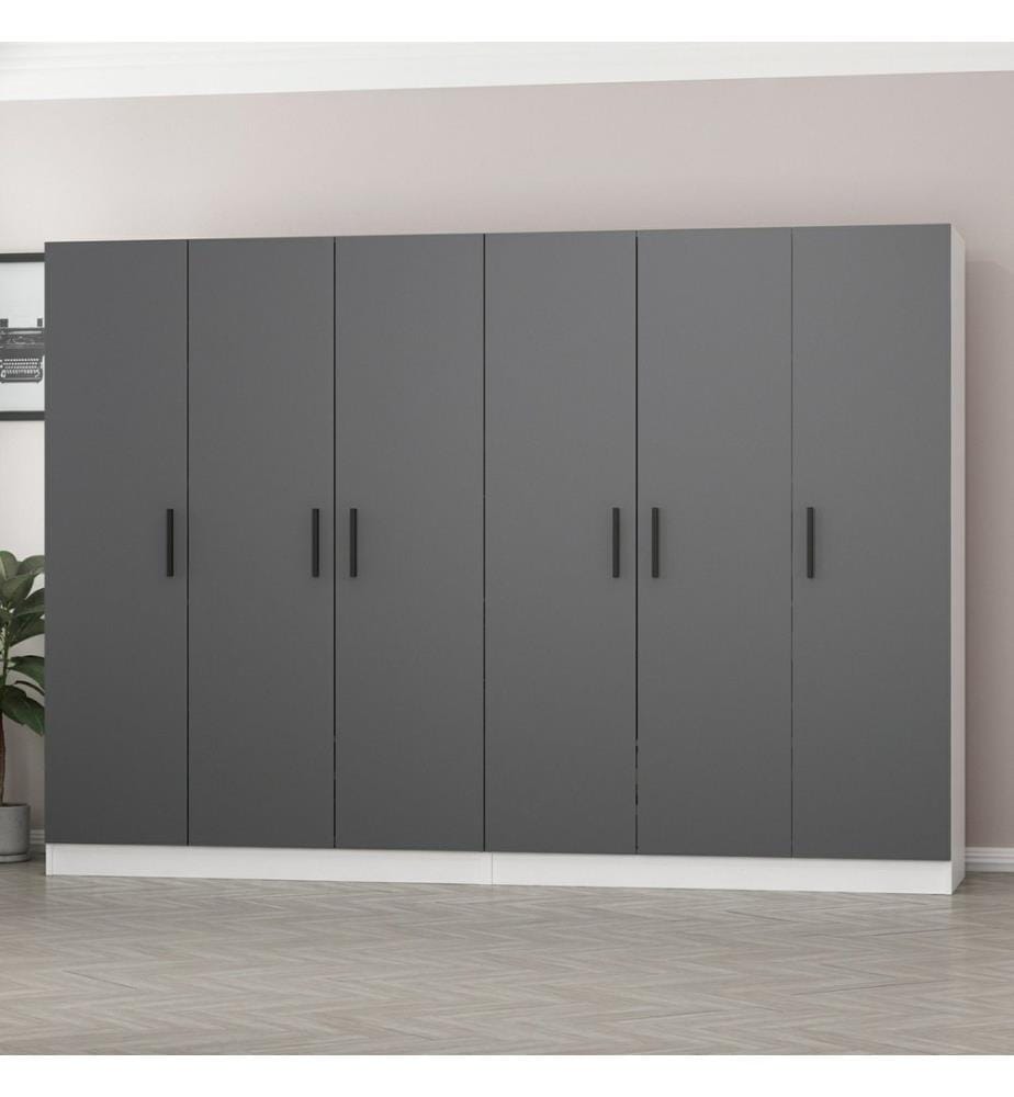 Armoire, Anthracite, Panneau de particules mélaminé