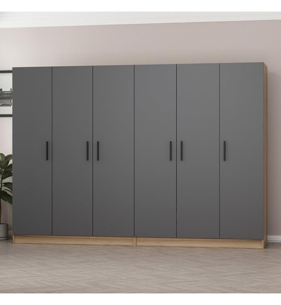 Armoire, anthracite, panneau de particules mélaminé