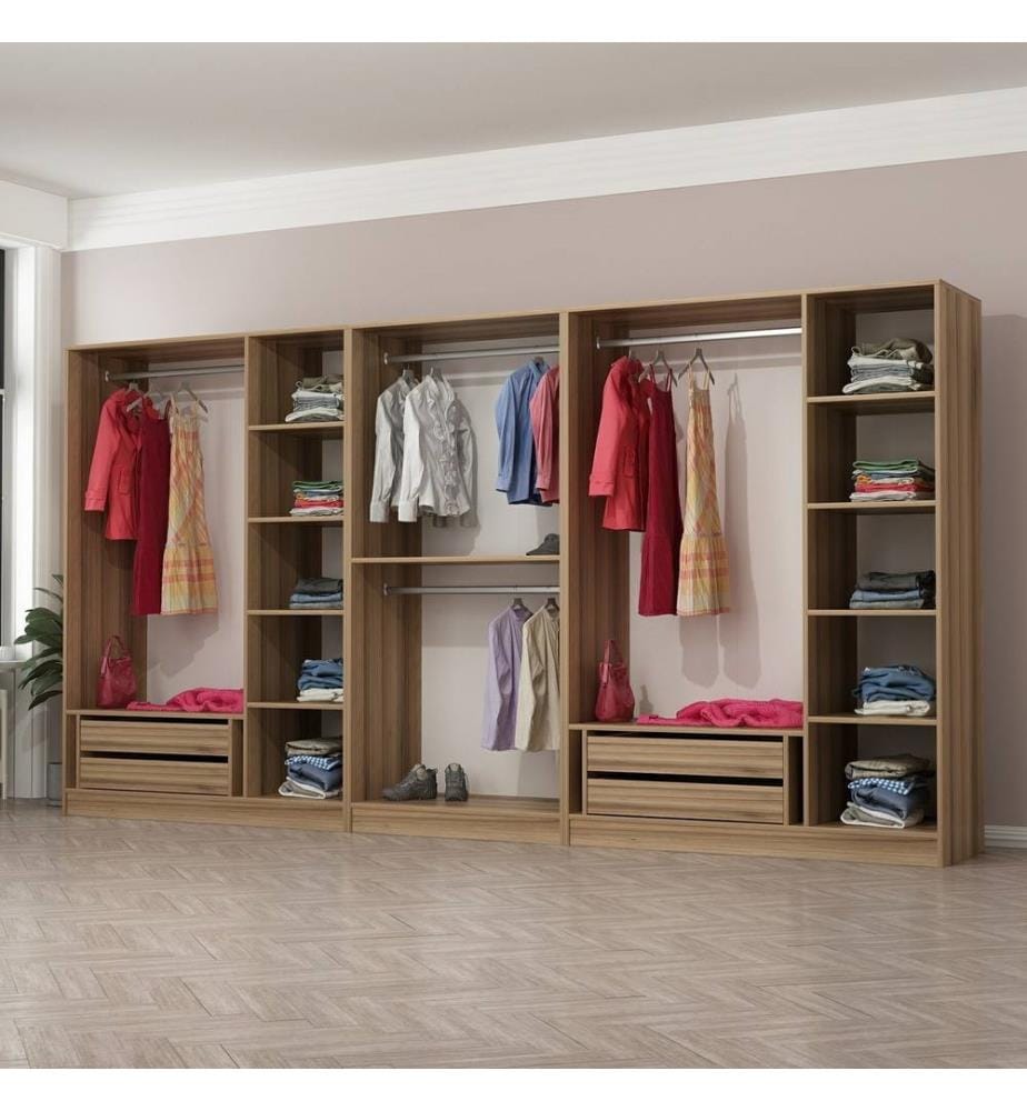 Kleiderschrank, Dore, Melaminharzbeschichtete Spanplatte