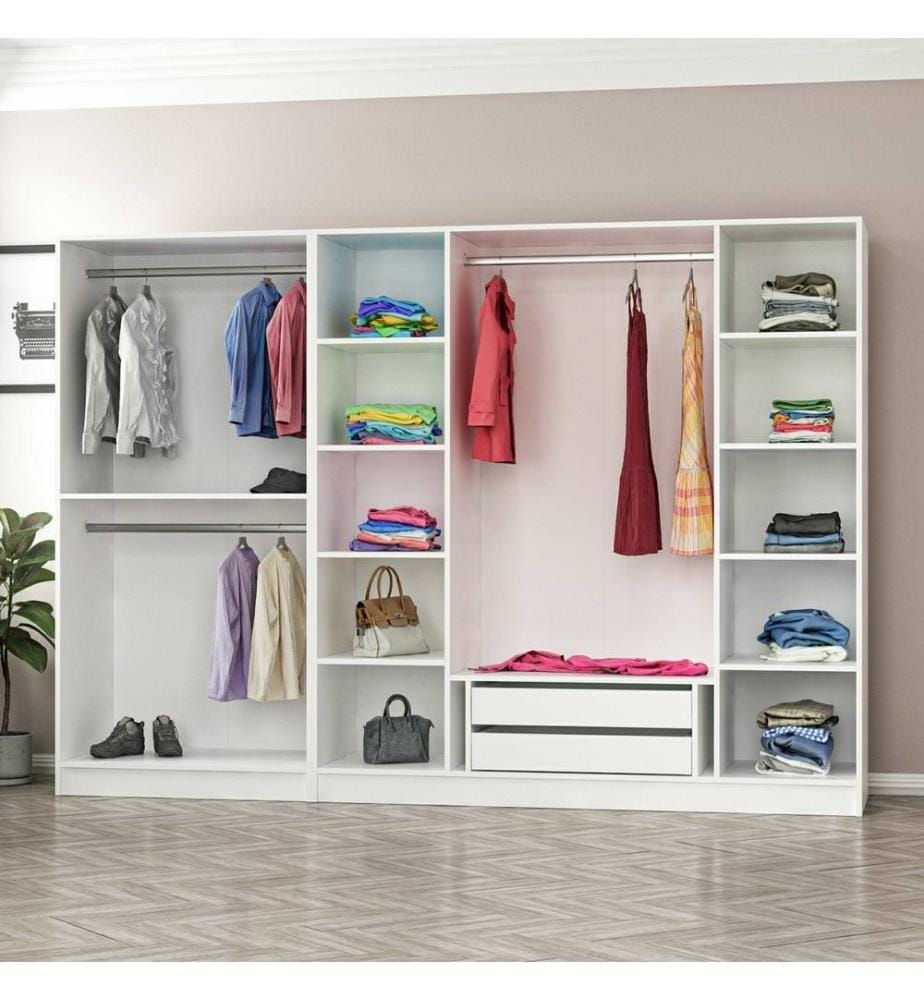 Armoire, Noyer, Panneau de particules mélaminé