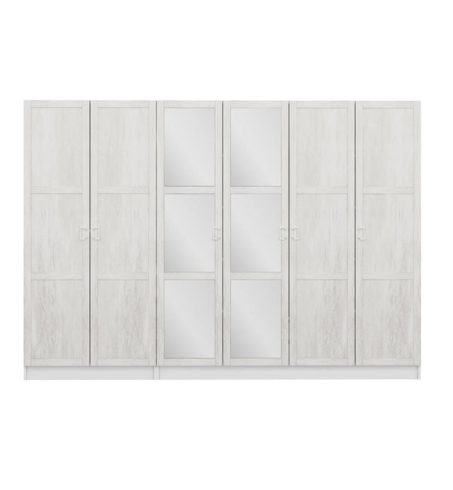 Armoire, blanche, panneau de particules mélaminé