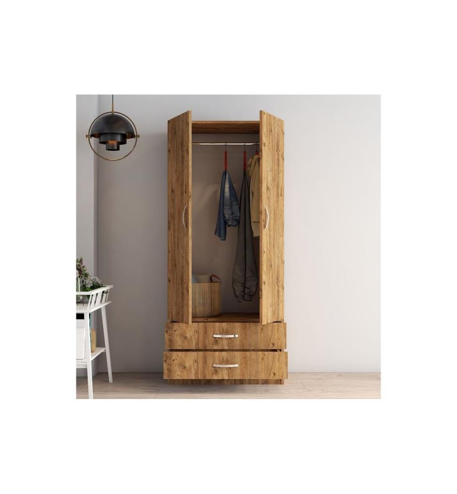 Garderobe, Atlantikkiefer, Melaminbeschichtete Partikelscheibe