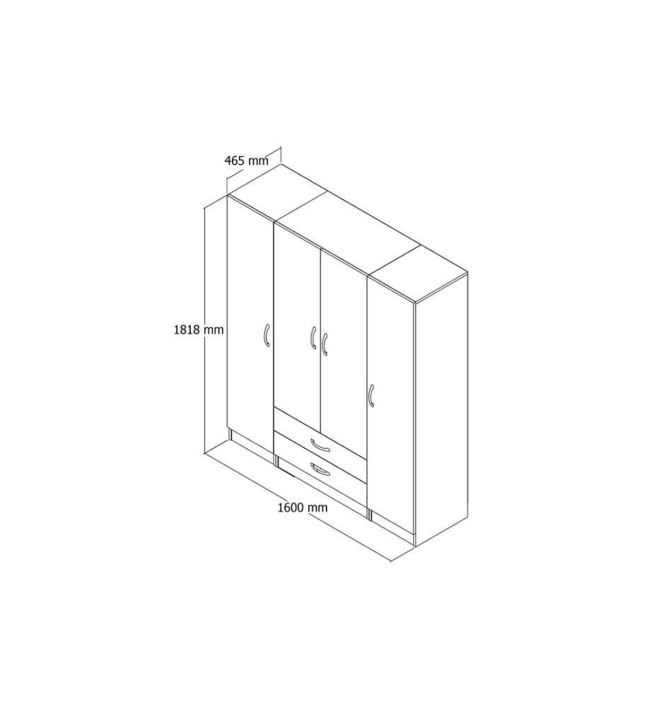 Cloakroom, Atlantic Pine, Disco Di Particelle Rivestito Di Melamina