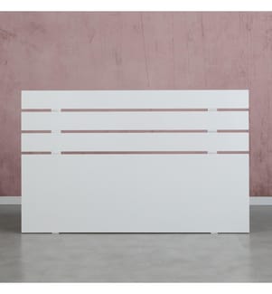 Luccicante, Bianco, Parti Della Testa, 100X150X3 cm, Piastra Di Particelle Con Rivestimento Melamina