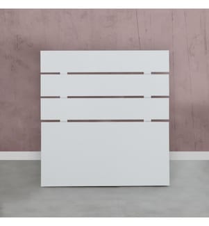 Luccicanti, Bianchi, Parti Della Testa, 100X100X3 cm, Piastra Di Particelle Con Rivestimento A Melamina