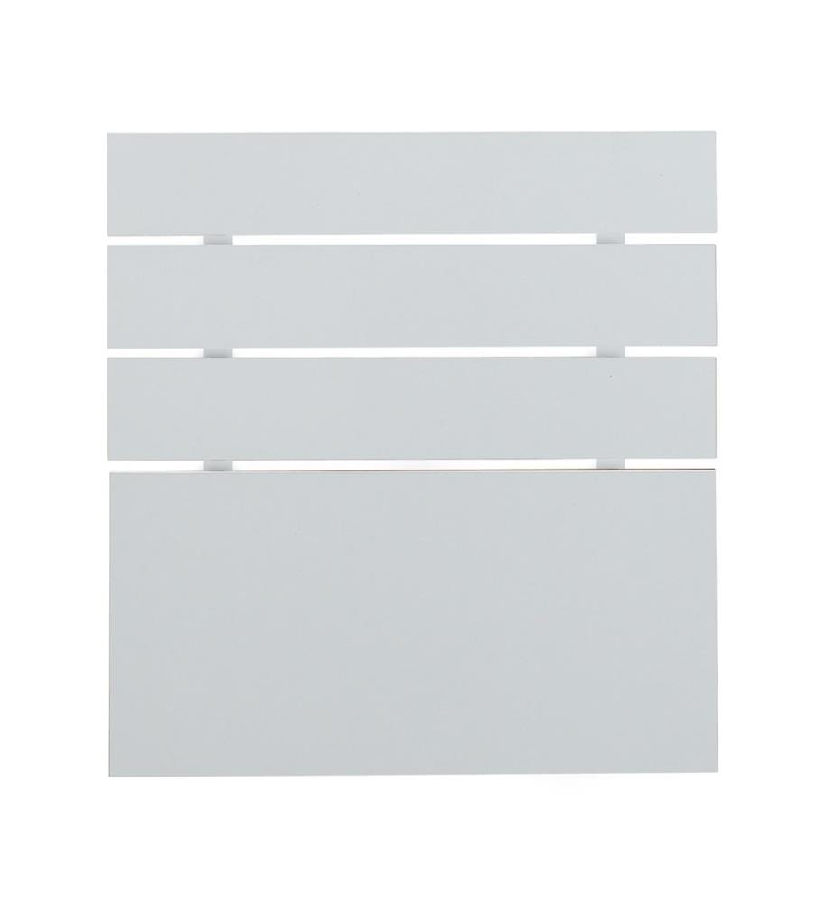 Luccicanti, Bianchi, Parti Della Testa, 100X100X3 cm, Piastra Di Particelle Con Rivestimento A Melamina