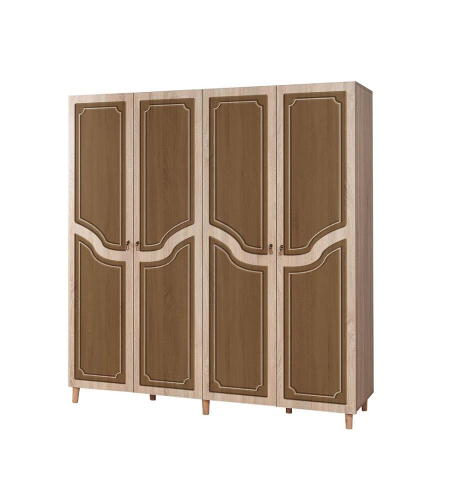 Wardrobe, Sonoma Oak, Melamine Coated Particle Board