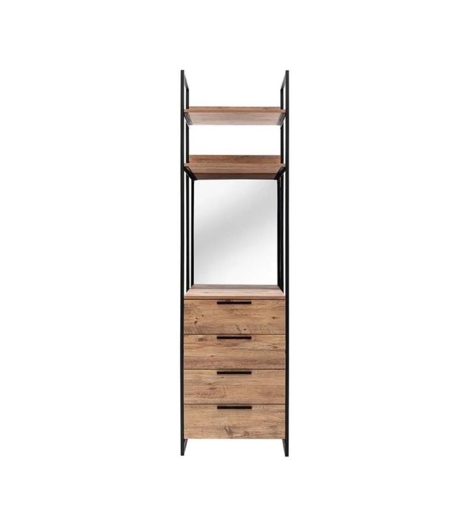 Pino Atlantico, Armadi, 225X64X52 cm, Piastra Di Particelle Con Rivestimento Melamina