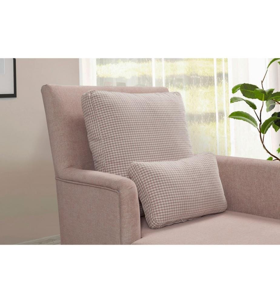 Daybed, Lachs, Gestell: Buchenholz, Stoff: 100% Knit Fabric