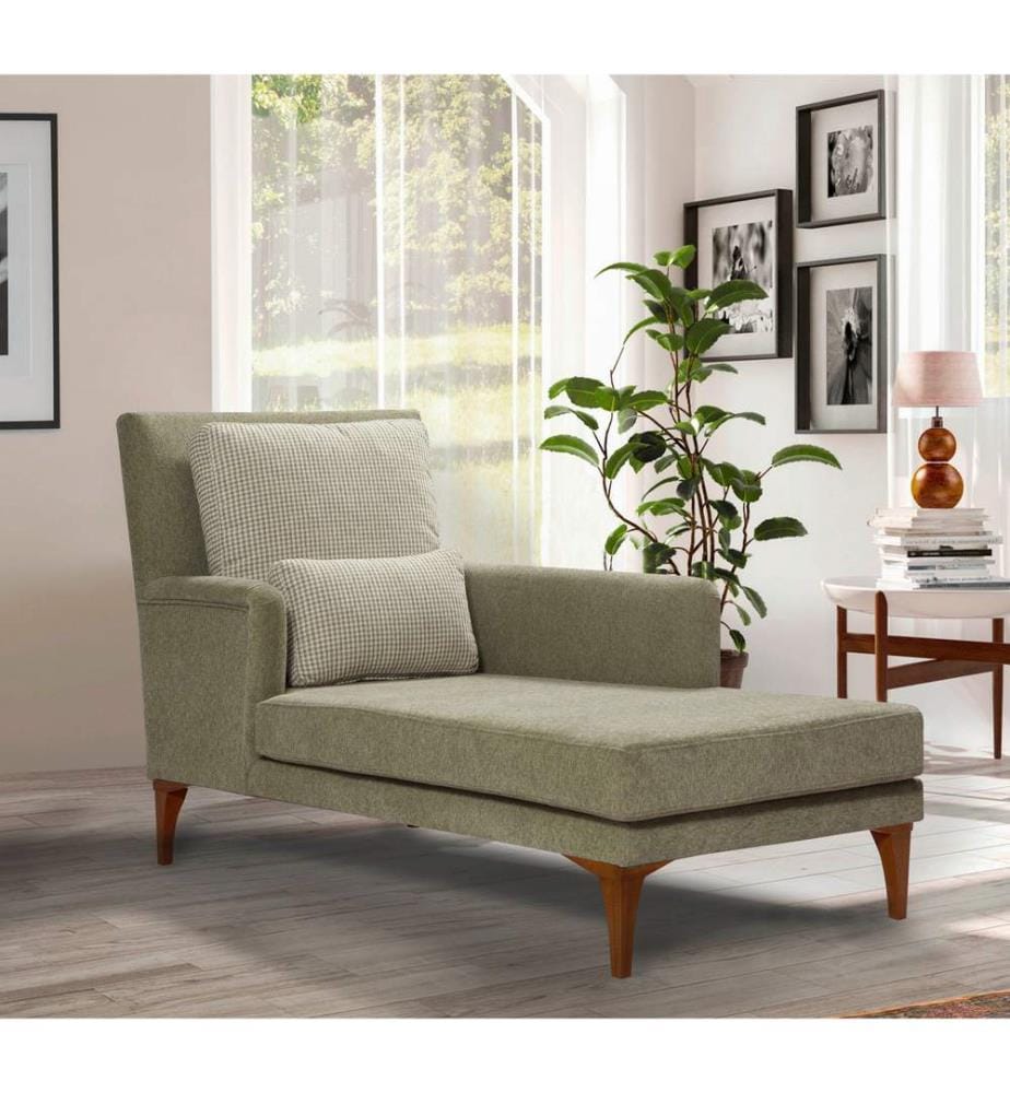 Daybed, Grün, Gestell: Buchenholz, Stoff: 100% Knit Fabric
