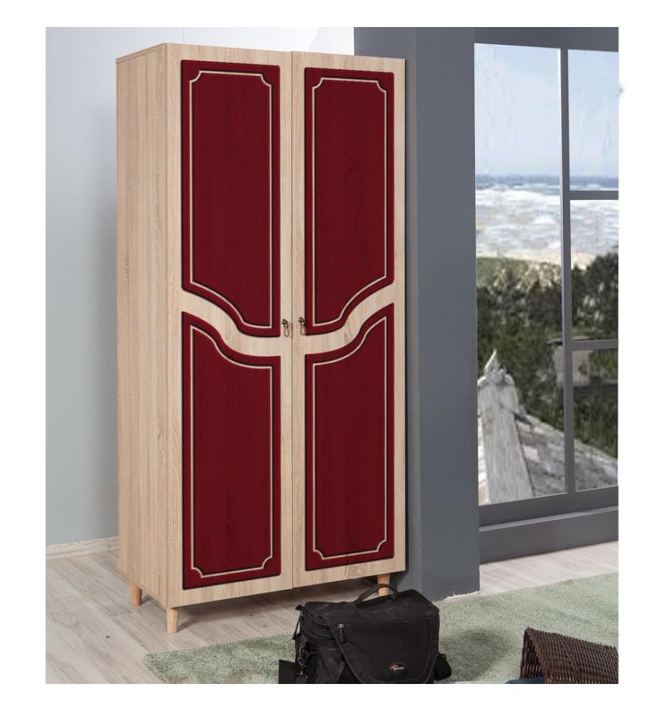 Sonomo, Armadi, 192X90X52 cm, Piastra Di Particelle Con Rivestimento A Melamina
