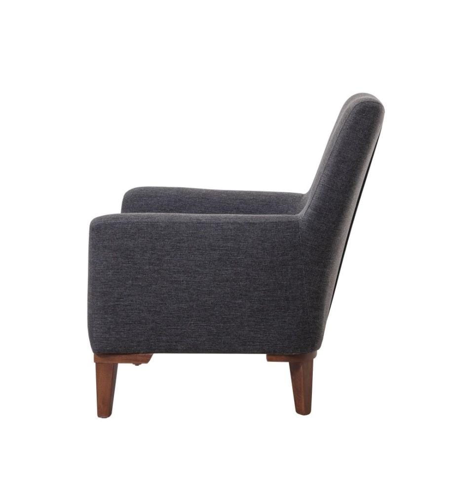 Ohrensessel, Anthrazit, Gestell Hainbuche, Stoff Polyester