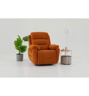 Relaxsessel, Fliesenrot, Gestell: 70 % Hornholz / 30 % melaminbeschichtete Spanplatte