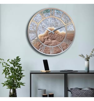 Orologio decorativo in MDF, multicolore, 100% MDF
