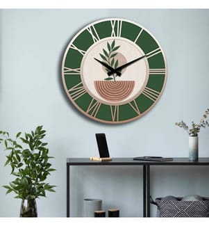 Orologio decorativo in MDF, multicolore, 100% MDF