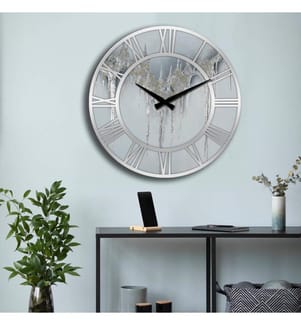 Orologio decorativo in MDF, multicolore, 100% MDF