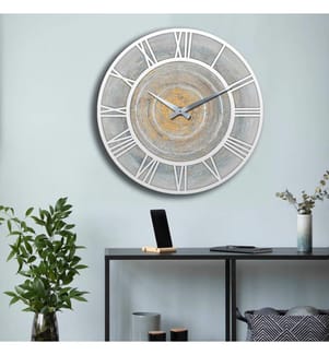 Orologio decorativo in MDF, multicolore, 100% MDF