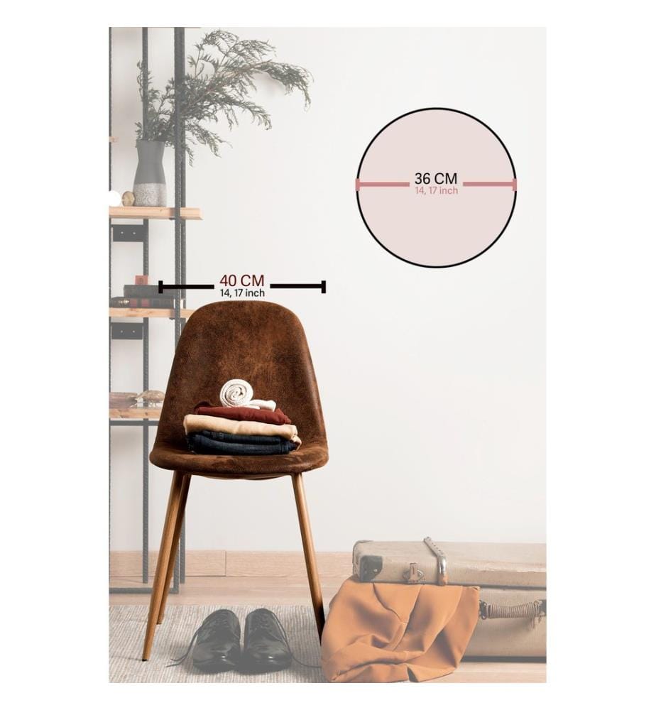 Dekorative MDF-Uhr, mehrfarbig, 100 % MDF