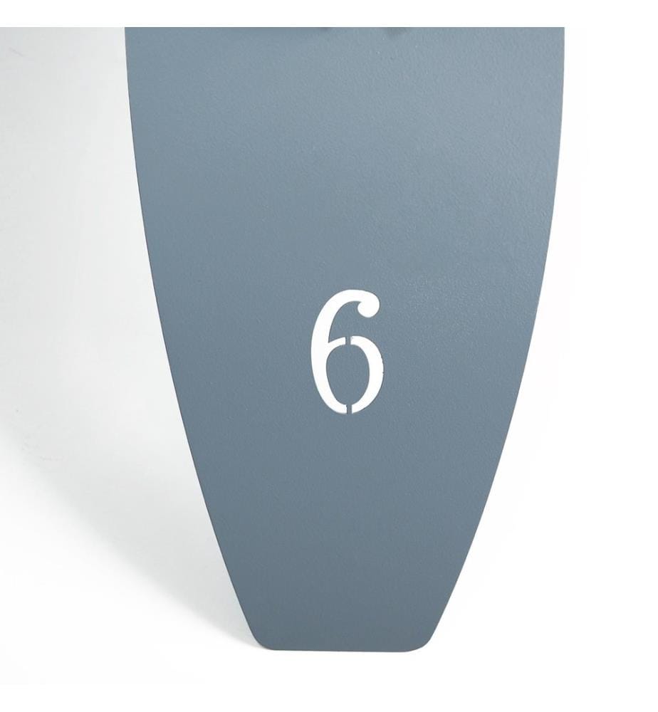 Decorative Metal Wall Clock, Blue, 100% STEEL