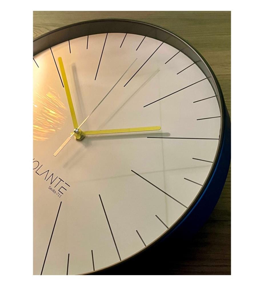 Decorative Wall Clock, Black, 100% PLASTIC
