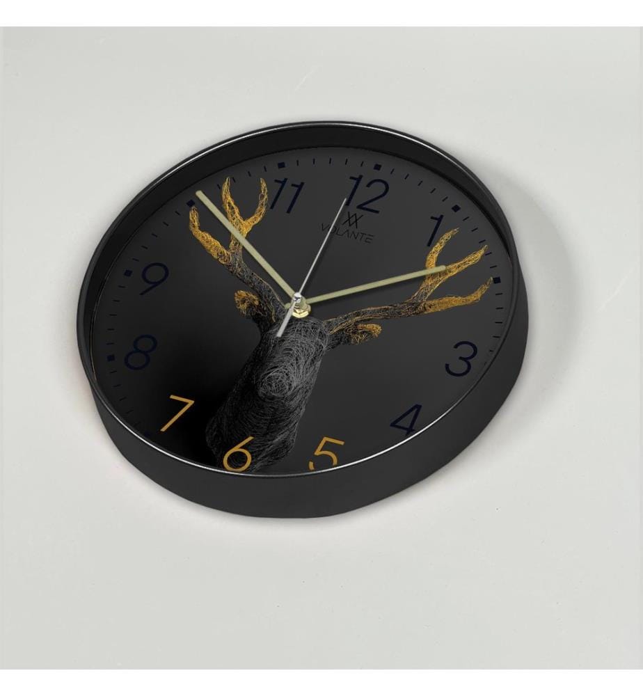 Dekorative Wanduhr, Mehrfarbig, 100 % KUNSTSTOFF