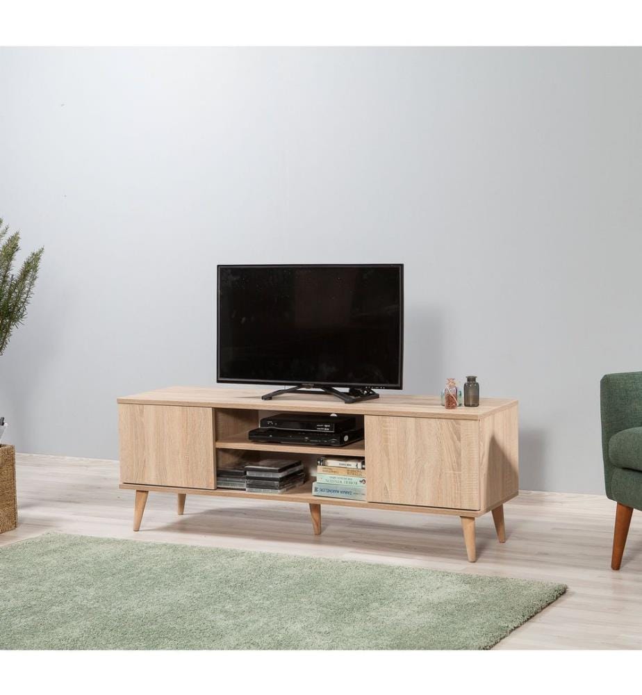 Sonomo, Armadi Tv, 50X140X40 cm, Piastra Di Particelle Con Rivestimento A Melamina