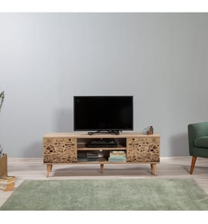 Sonomo, Armadi Tv, 50X140X40 cm, Piastra Di Particelle Con Rivestimento A Melamina