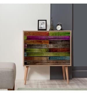 Sonomo, Cassette Di Cassetti, 90X80X40 cm, Piastra Di Particelle Rivestita Con Melamina