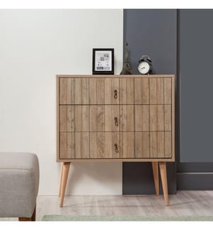 Sonomo, Cassette Di Cassetti, 90X80X40 cm, Piastra Di Particelle Rivestita Con Melamina
