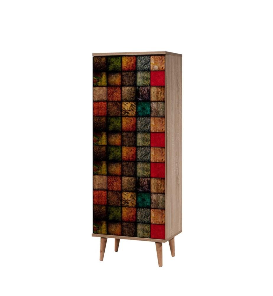 Sonomo, Schuhschränke, 135X50X38 cm, Melaminbeschichtete Partikelplatte