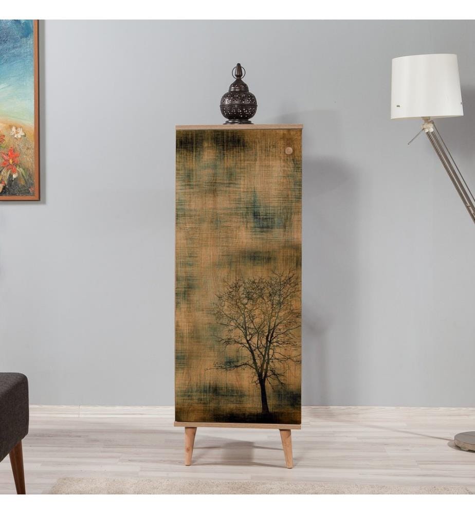 Sonomo, Armadi Per Scarpe, 135X50X38 cm, Piastra Di Particelle Rivestita Con Melamina