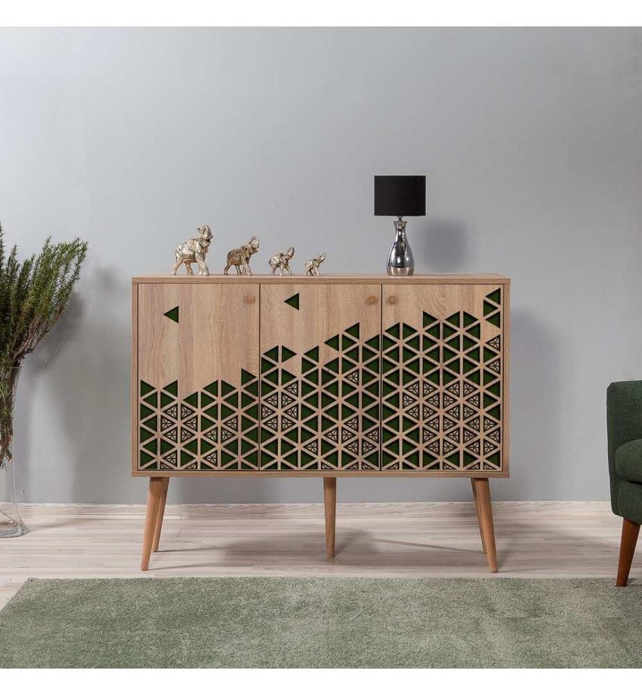 Sonomo, Cassette Di Cassetti, 90X120X36 cm, Piastra Di Particelle Con Rivestimento A Melamina