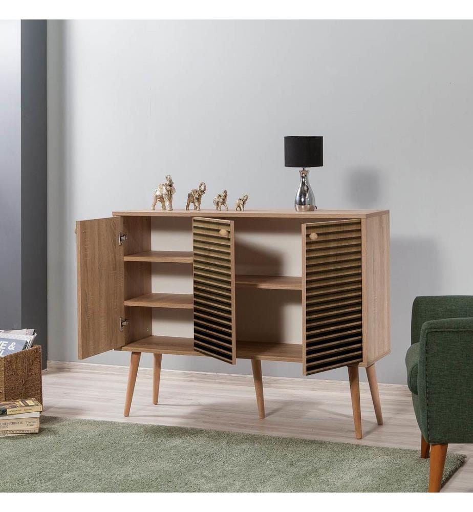 Sonomo, Kommoden, 90X120X36 cm, Melaminbeschichtete Partikelplatte