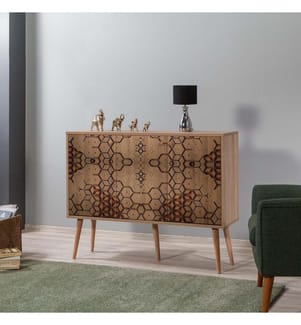 Sonomo, Cassette Di Cassetti, 90X120X36 cm, Piastra Di Particelle Con Rivestimento A Melamina